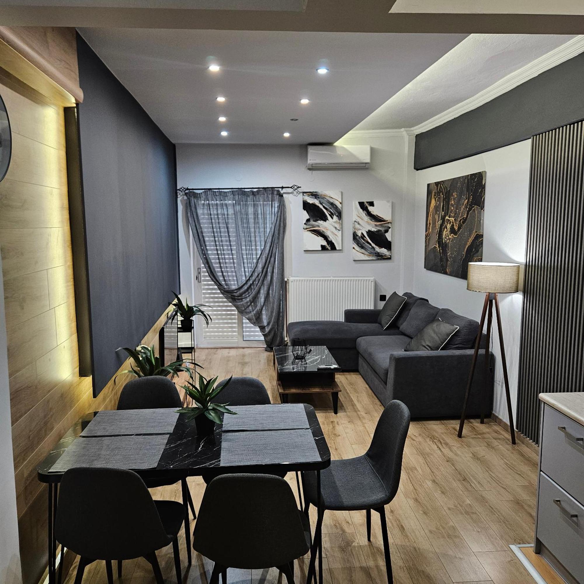 Central 3 Modern Apartment With Free Parking Serres Ngoại thất bức ảnh