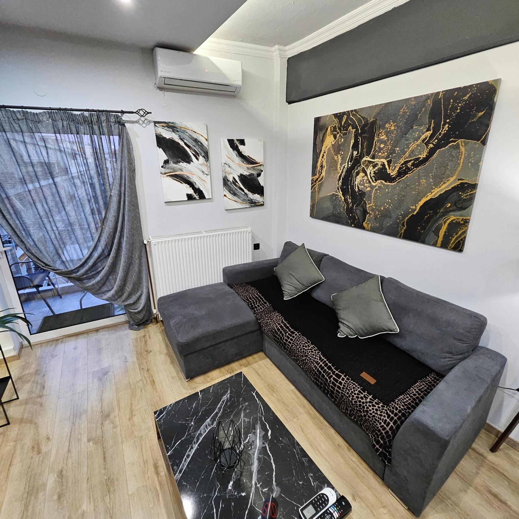 Central 3 Modern Apartment With Free Parking Serres Ngoại thất bức ảnh